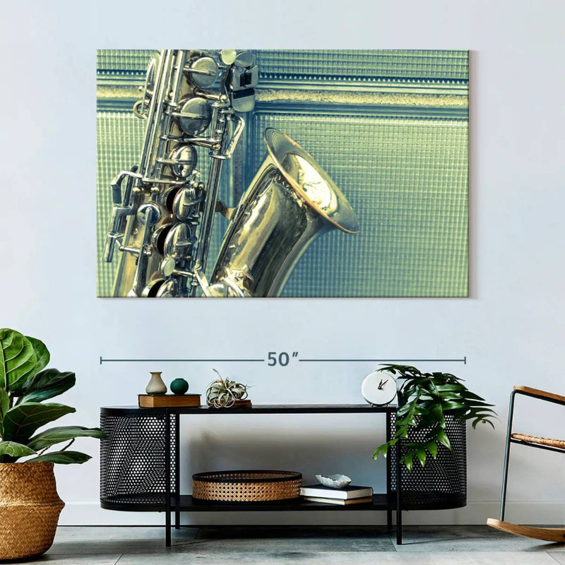Abarca Old Style Saxophone, 34" H x 51" W
