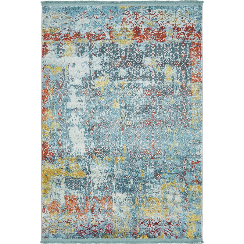 Folmar Abstract Indoor Rug, Rectangle 2'2" x 3'1"