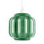 18cm H Glass Round Lamp Shade ( Slip-On ) in Green