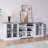 Farmhouse Tv Stand For Tvs Up To 100", Modern Entertainment Center 