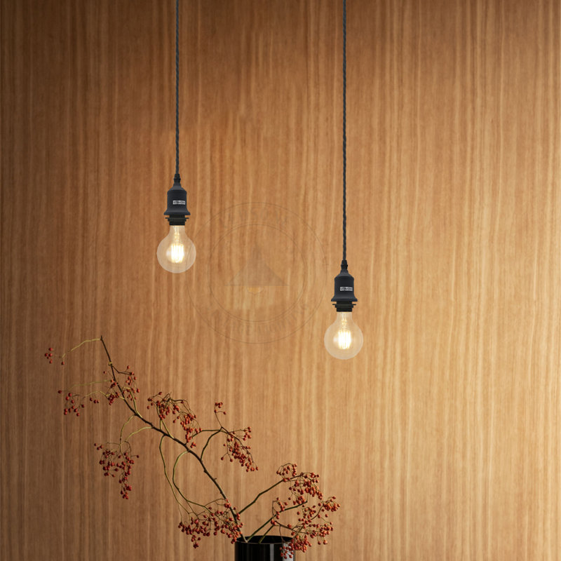 Ademaro 1 - Light Single Pendant, Black