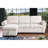 Beige Chenille Sleeper Sectional With Storage, And Comfortable Seating Reversible , Storage Cover