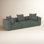 Del Modular Upholstered Sectional