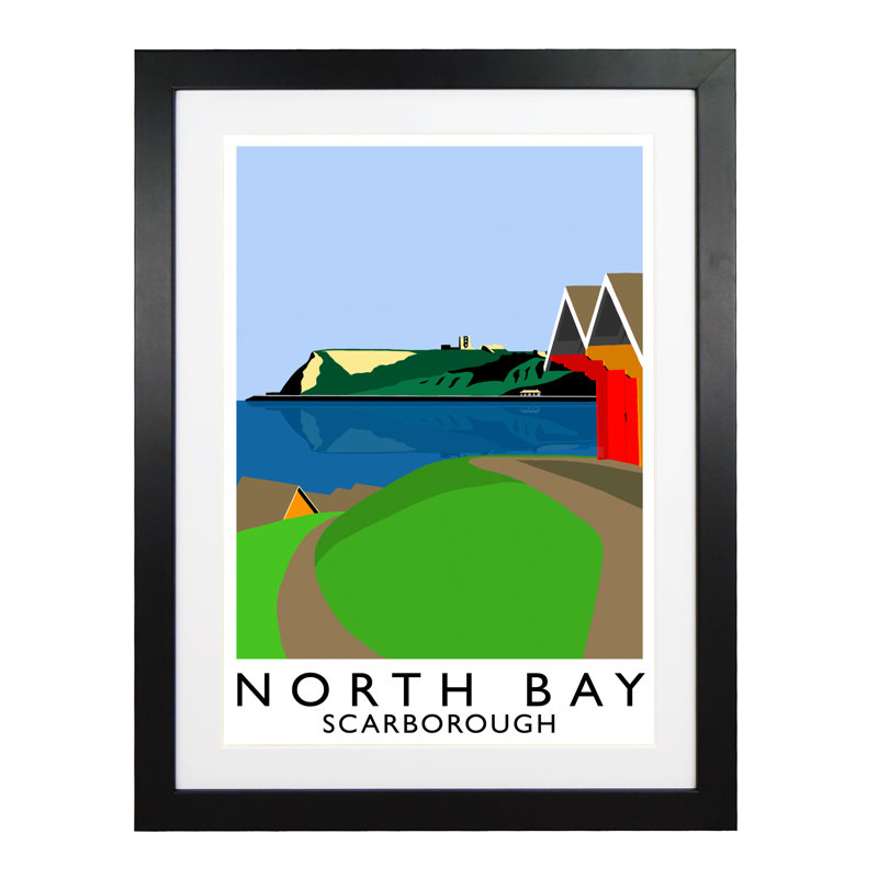 North Bay 2 by Richard O'Neil - Print, 54 cm H x 44 cm W x 2.2 cm D, Black Wood Frame