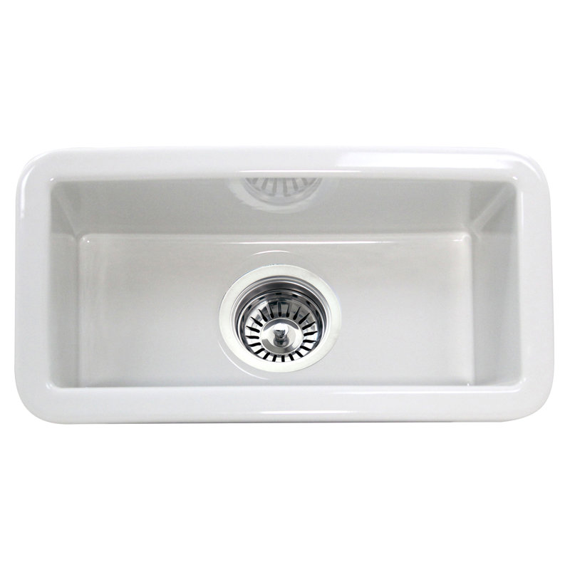 Pranav 9.25" x 18.25" Dual-mount Kitchen/Bar Sink