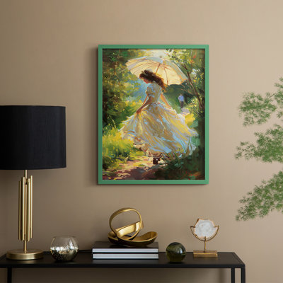 «WOMEN Series DCCLXVII», reproduction encadrée - bois massif