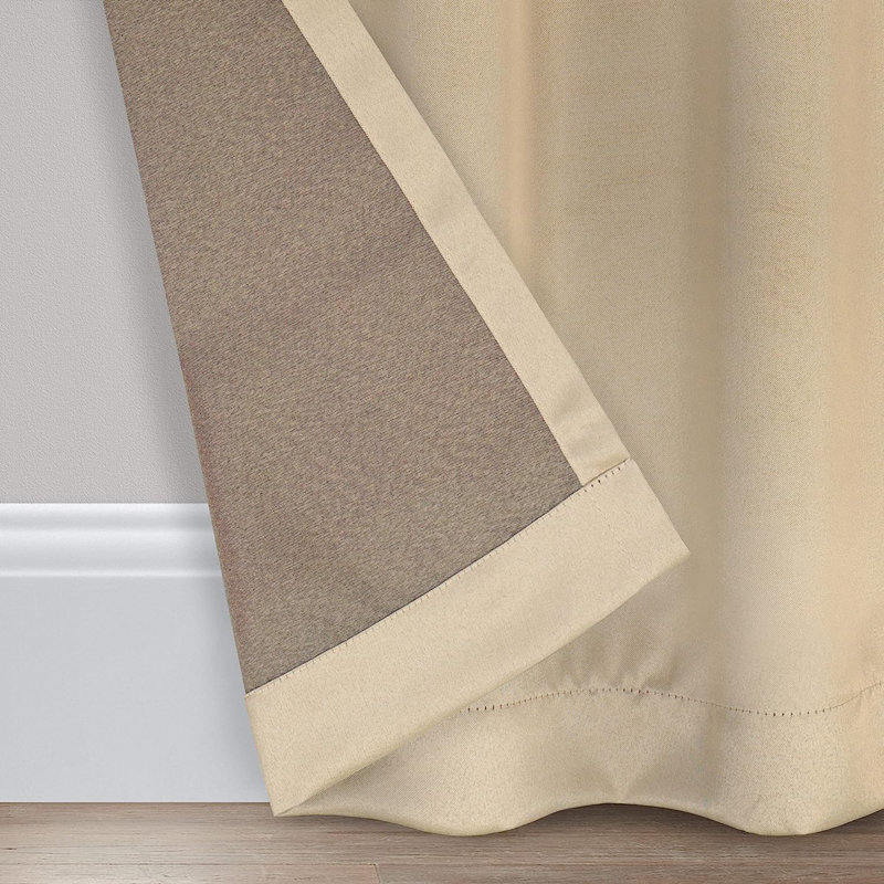 Blackout Curtain Single Panel, 54" W x 54" L, Taupe