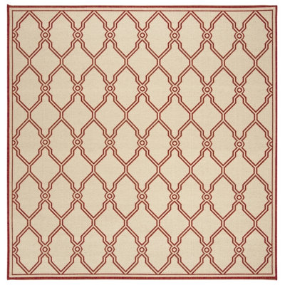 Duren Geometric Hand Woven Indoor / Outdoor Area Rug