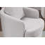Fauteuil demi-tonneau pivotant de 29,1 po Markysha-227151451