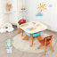 Ensemble de table carrée et de chaises pour enfants Ramiro-1376789066