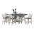 Antique White And Grey Table