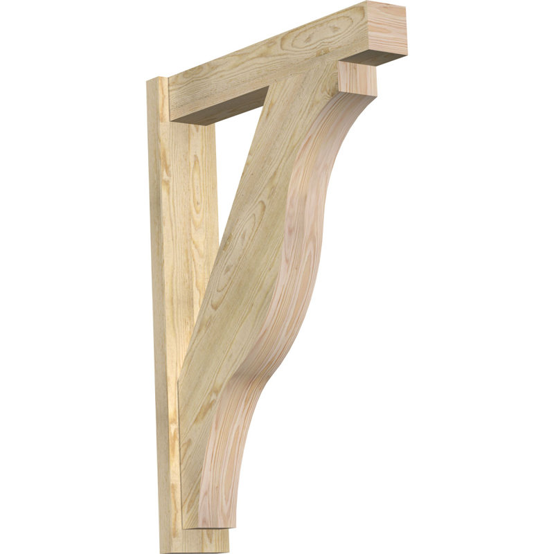 Jeu de blocs Funston, Sapin Douglas de 6 po (sciage brut), P 30 po x H 42 po