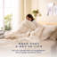 Scandinavian Duck Feather & Down Pillow Medium Support Back Sleeper Pillow (Set of 2)