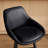 Janayshia Modern Industrial Swivel Upholstered 25.6'' Faux Leather Counter Stool with Metal Frame-1524620433-1484961769