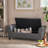 HAYES ARMED STORAGE BENCH