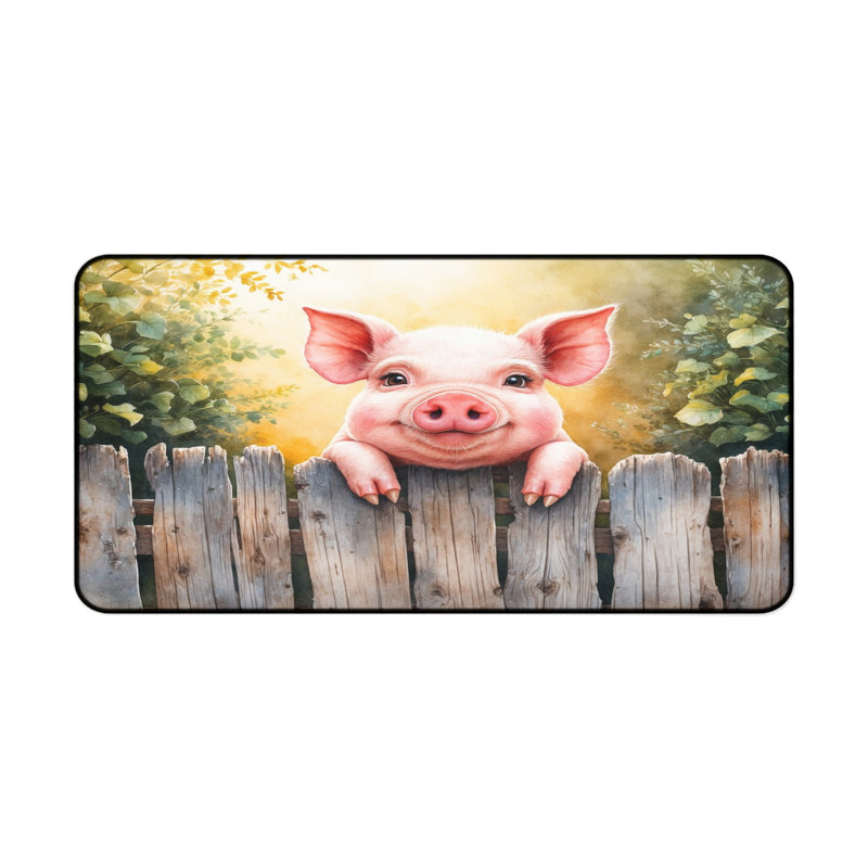 Polyester Desk Pad, 14.4x12.1