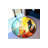 Multicolored Abstract Female Figure And Floral Pattern Round Woven Base Modern Decorative Carpet-1549461958