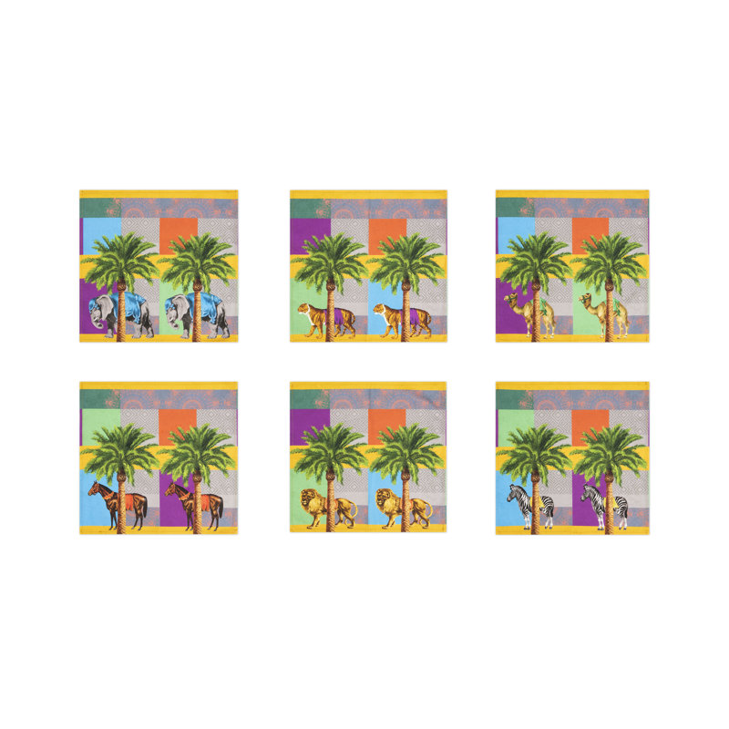 Cotton No Pattern Square Napkin