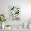 Perched 3' Framed Graphic Art Print on Glass