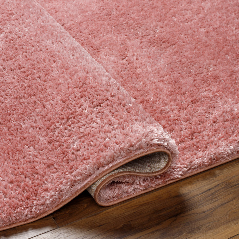 Aunaleigh Solid Colour Shag Area Rug, Rectangle 160 x 213cm