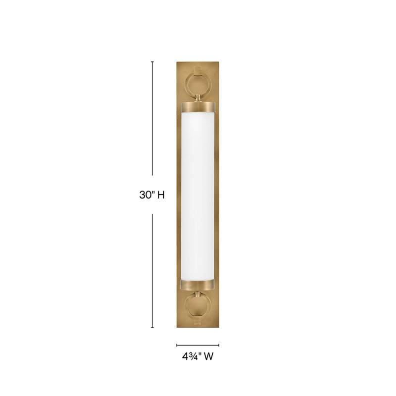 Baylor Large Integrated LED Bath Vanity by Lisa McDennon, Heritage Brass