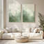 Muted Forest Shadows Set of 2 Canvas Prints in a White Frame, 48" x 32"-1298161091-1298161095