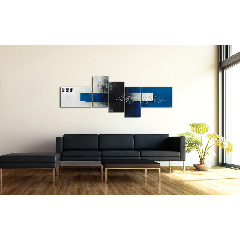 5 Piece Painting on Canvas