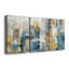 City Views I - Toile tendue avec châssis de qualité supérieure - prête à être accrochée-1007367804