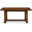 Table de salle à manger en bois massif Vaughn ClickDecor Vaughn
