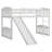 Loft Bed With Slide And Ladder-1278805187