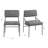 Estruch 18.9'' H Fabric Upholstered Metal Armchair