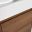 Meuble-lavabo autoportant de 18 pouces avec lavabo simple, portes à fermeture douce, convient aux petites salles de bain