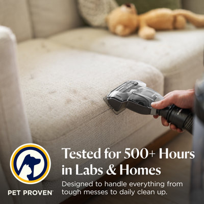 BISSELL Pet Hair Eraser Turbo Lift-Off Vacuum, w/ Self-Cleaning Brush Roll, Powerful Pickup with TurboBrush Pivot Tool & Crevice Tool, 3774F