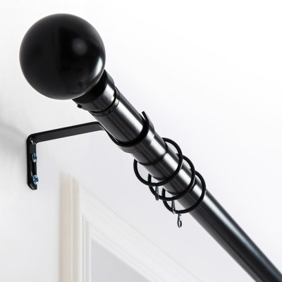 Colman Adjustable 4.5cm Double Curtain Pole