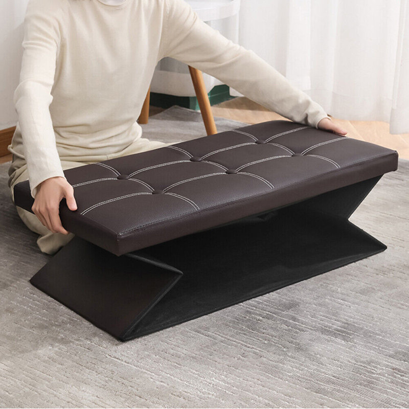 Repose-pieds Home Cube, Brun