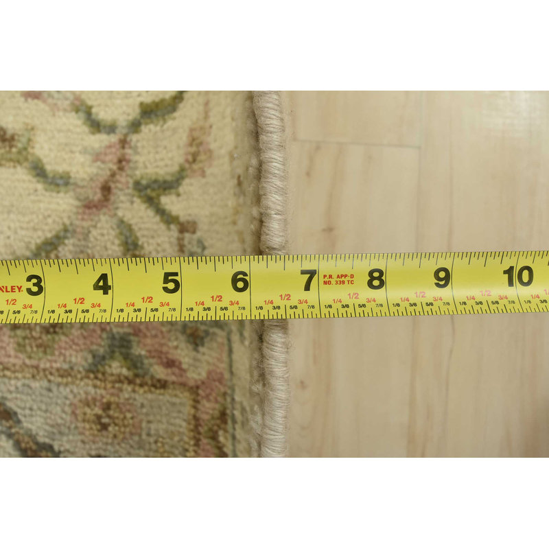 Fahtima One-of-a-Kind 8'2'' X 10'1'' New Age Wool Area Rug Gray