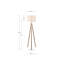 158 H cm Tripod Floor Lamp-103439872