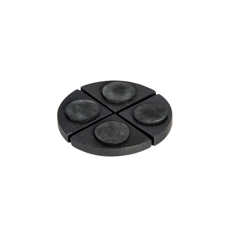 Pieds de marmite, noir Fiberstone, Noir