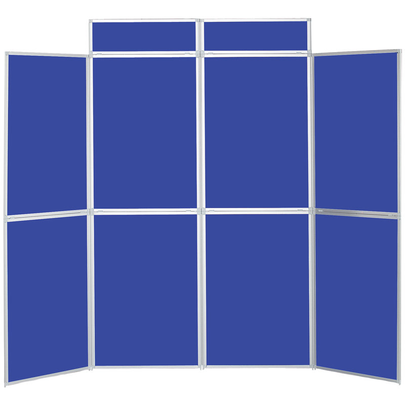 Free-Standing Bulletin Board, 200 cm H x 280 cm W, Royal Blue