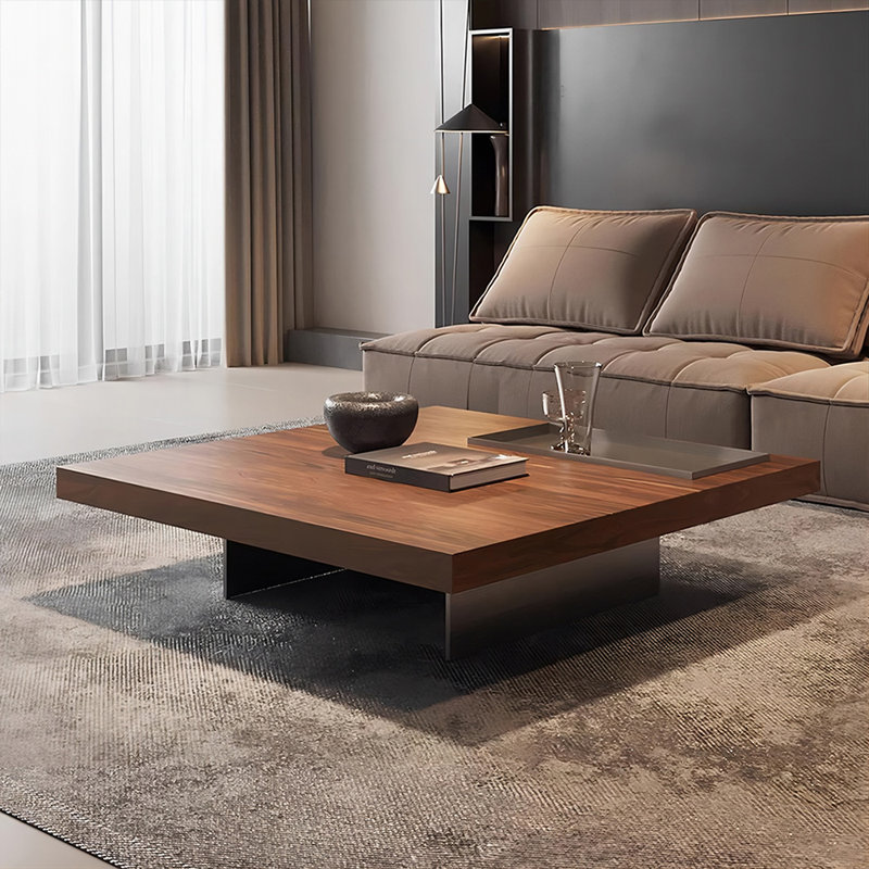 Table basse italienne Italian Minimalist, H 11,81 po x L 47,24 po x l 47,24 po