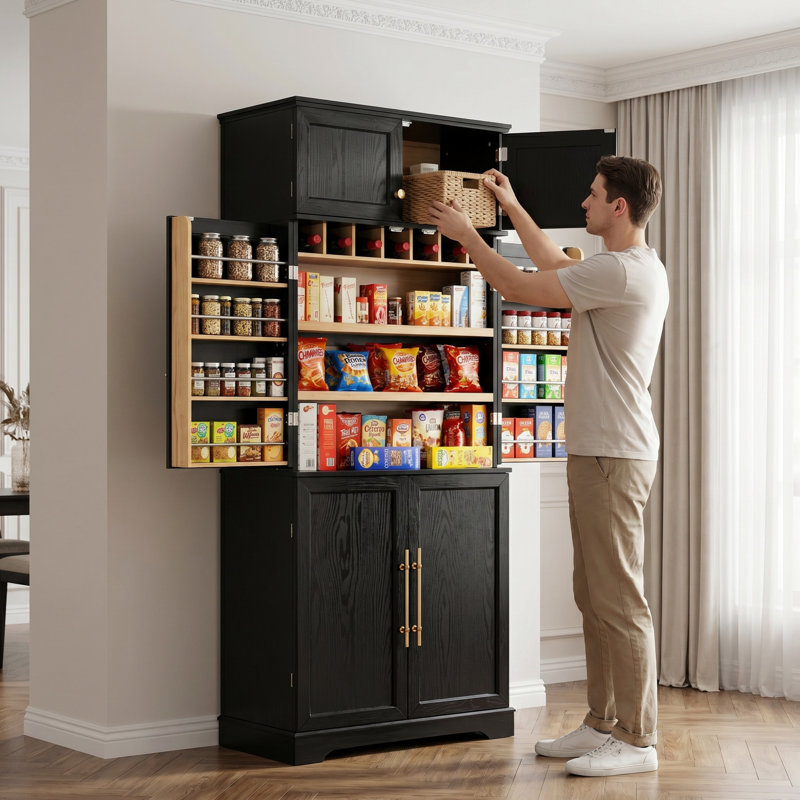 Grand garde-manger de style campagnard, Black
