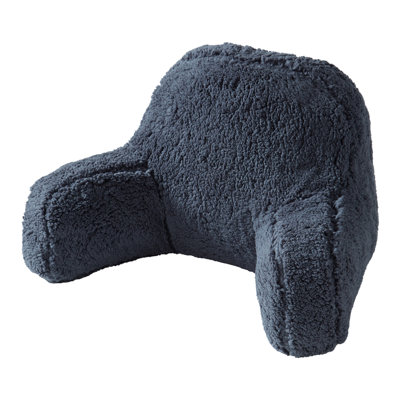 Faux Shearling Bed Rest Pillow