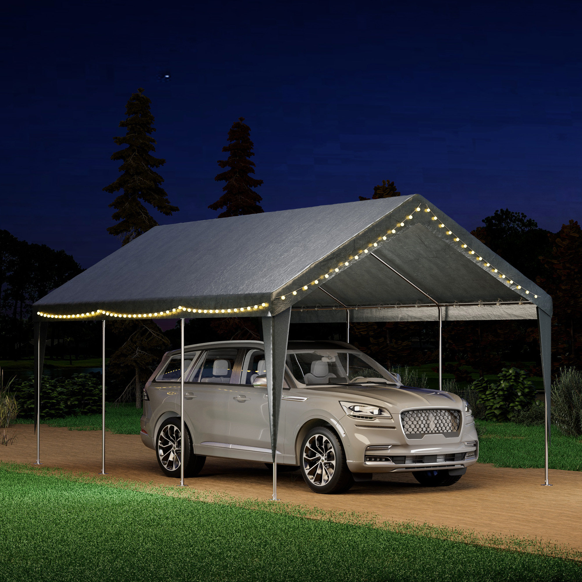 EROMMY Carports 12x20 Heavy Duty - Wayfair Canada