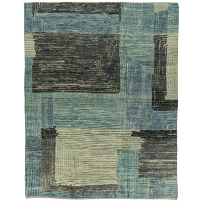 Tessellate Wool Abstract Area Rug