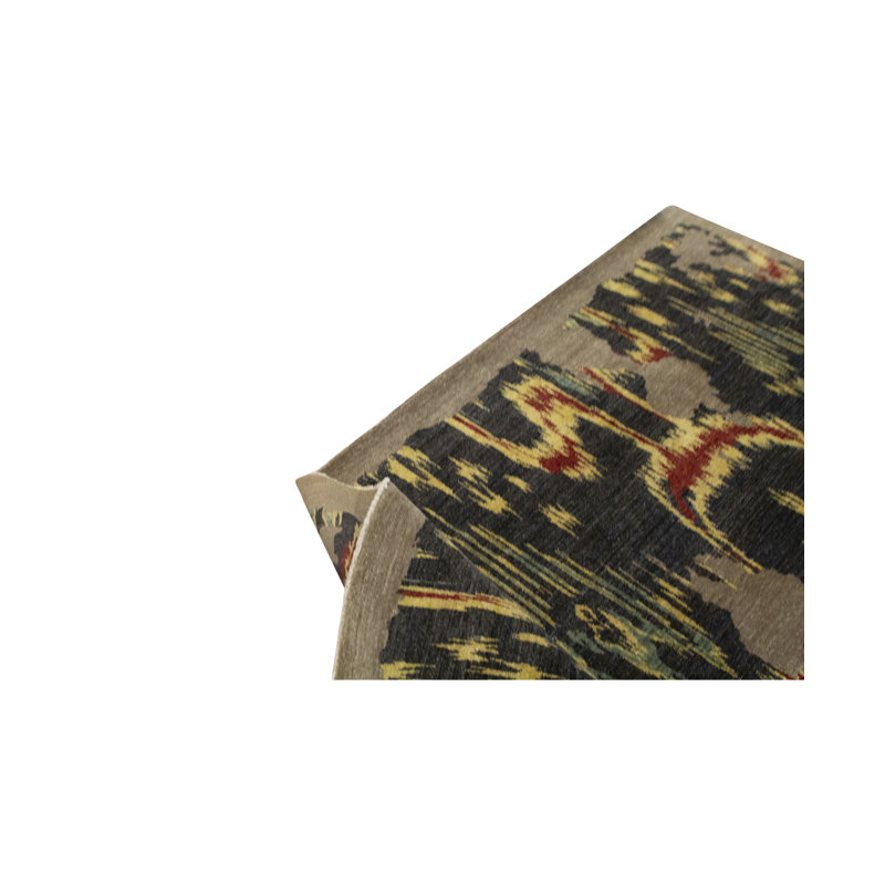 Wool Ikat Area Rug