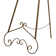 Opalo Metal Large Free Standing Adjustable Display Stand Scroll Easel with Chain Support