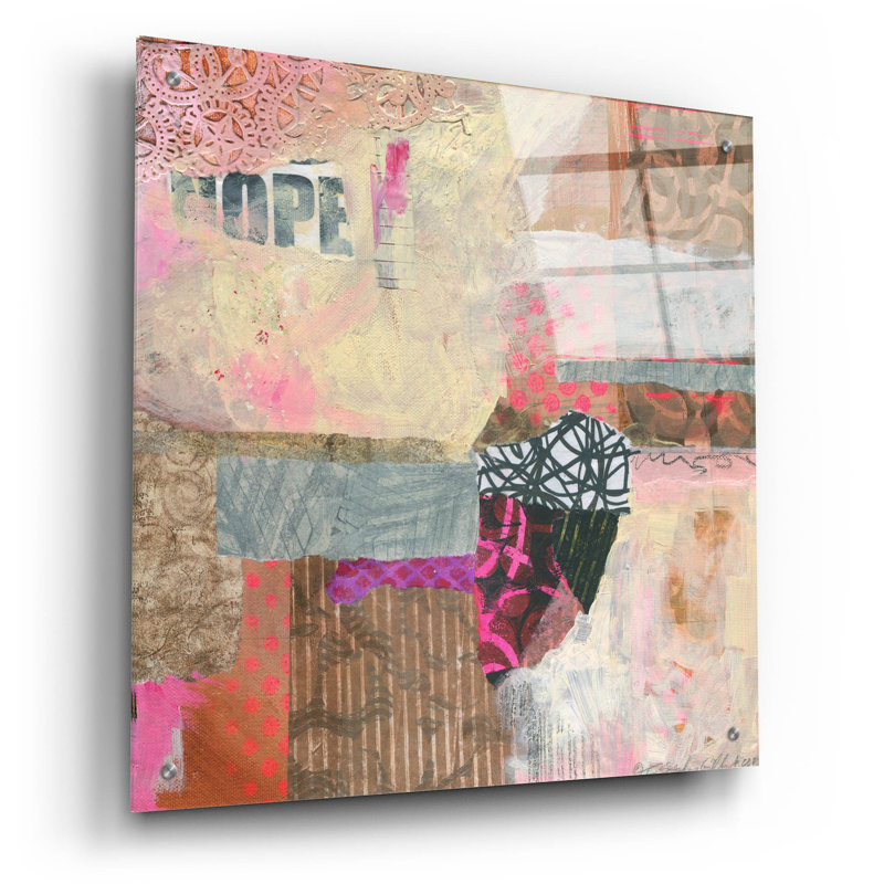 «Nope» par Fiona Stokes-Gilbert, art mural en verre acrylique, H 24 po x l 24 po