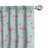 Flamingo Semi-Sheer Rod Pocket Curtain Panels-45984588