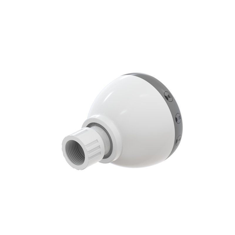 Stylewise Massage Adjustable Shower Head, White