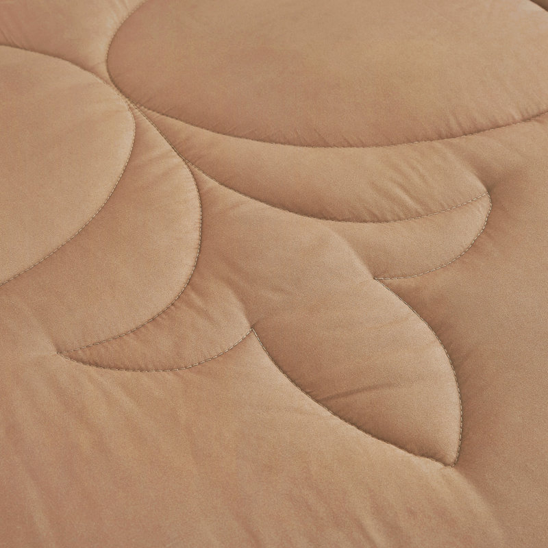9-Piece Earthy Brown Complete Bedding Set - Includes Comforter, Sheets, Shams & Decor Pillows,Queen
